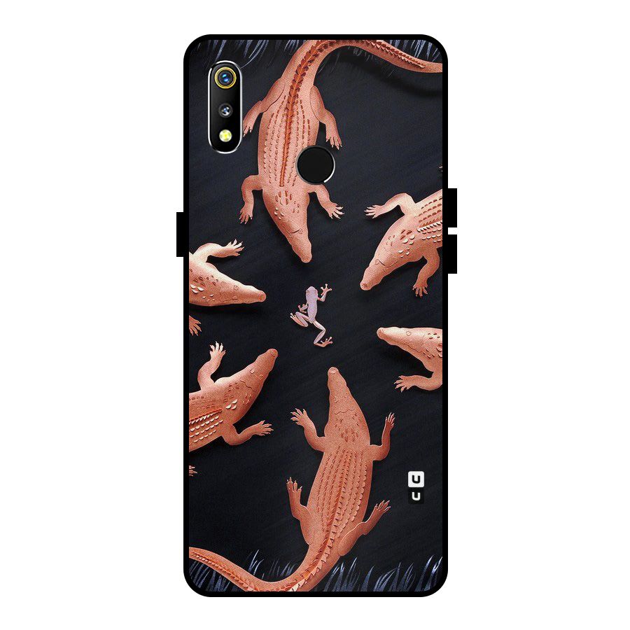 Brave Frog Metal Back Case for Realme 3i