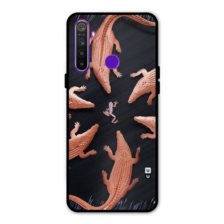 Brave Frog Metal Back Case for Realme 5