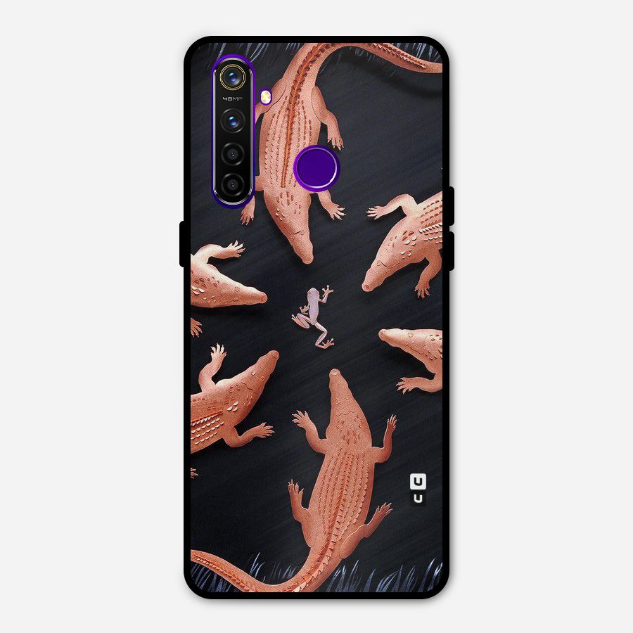 Brave Frog Metal Back Case for Realme 5 Pro