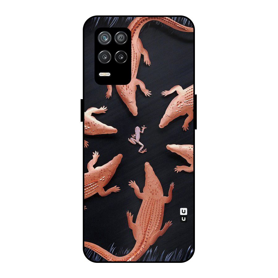 Brave Frog Metal Back Case for Realme 8 5G