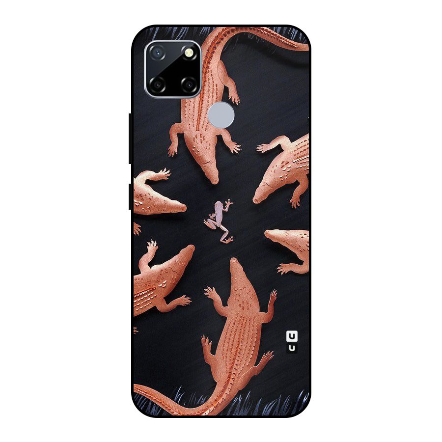 Brave Frog Metal Back Case for Realme Narzo 20