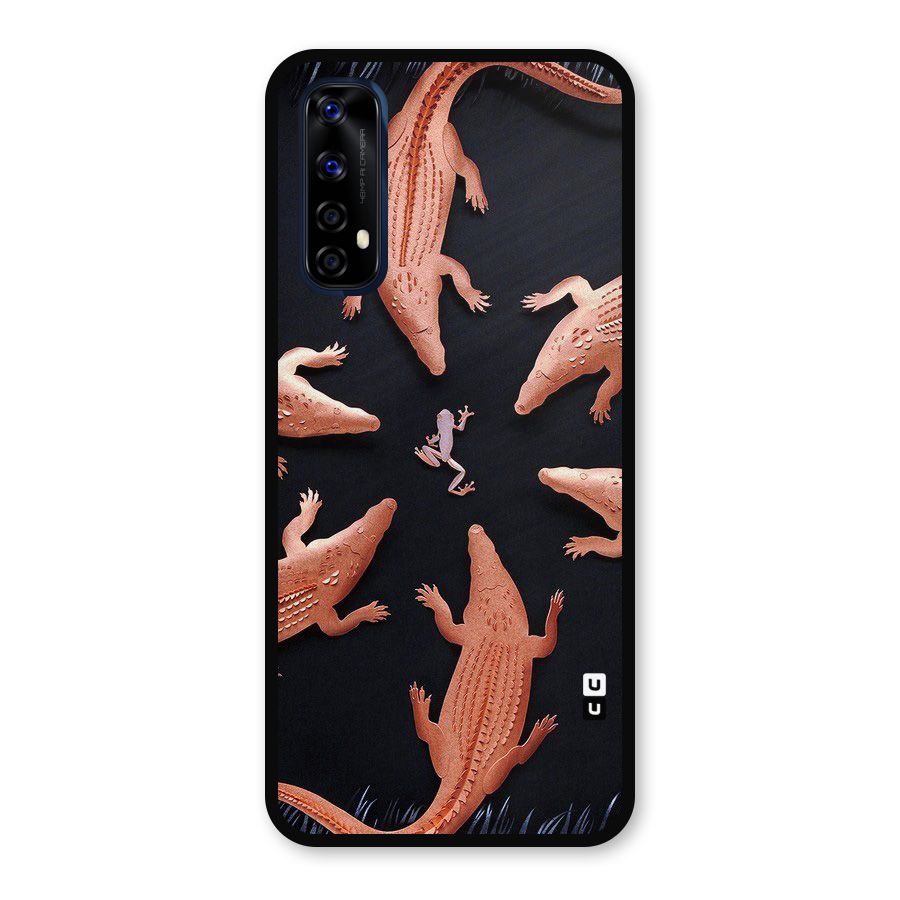 Brave Frog Metal Back Case for Realme Narzo 20 Pro