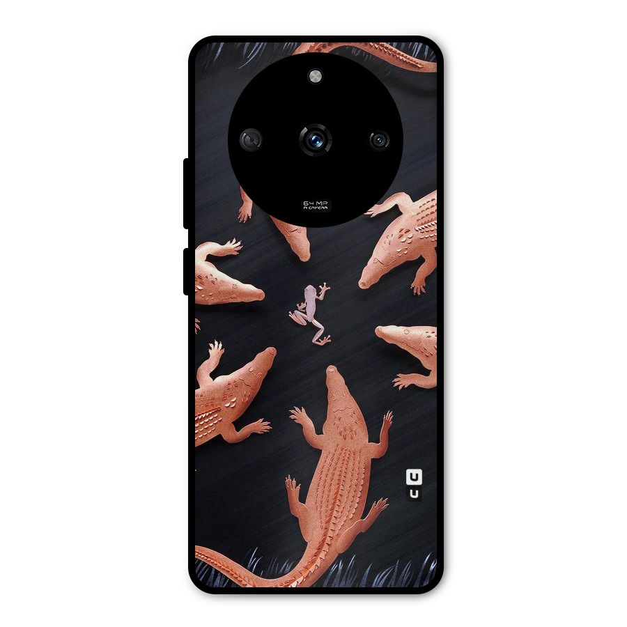 Brave Frog Metal Back Case for Realme Narzo 60 5G