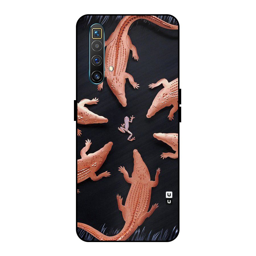 Brave Frog Metal Back Case for Realme X3