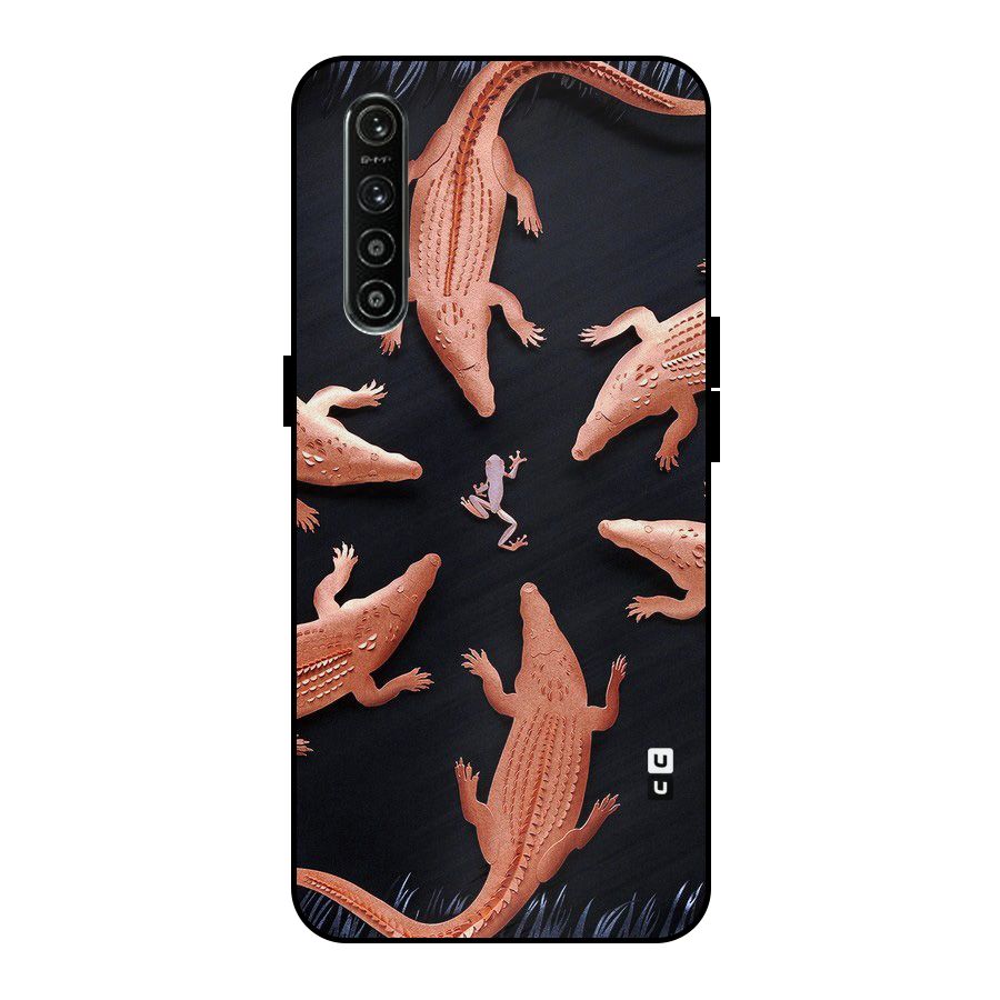 Brave Frog Metal Back Case for Realme XT