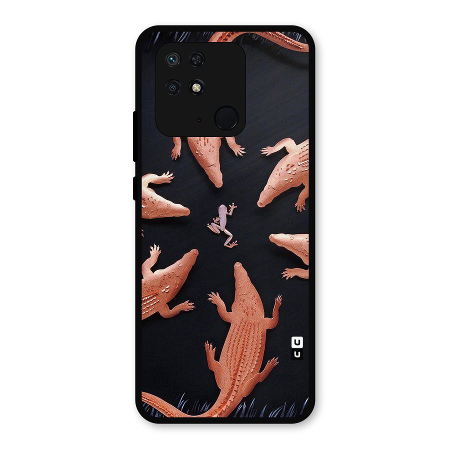Brave Frog Metal Back Case for Redmi 10 Power