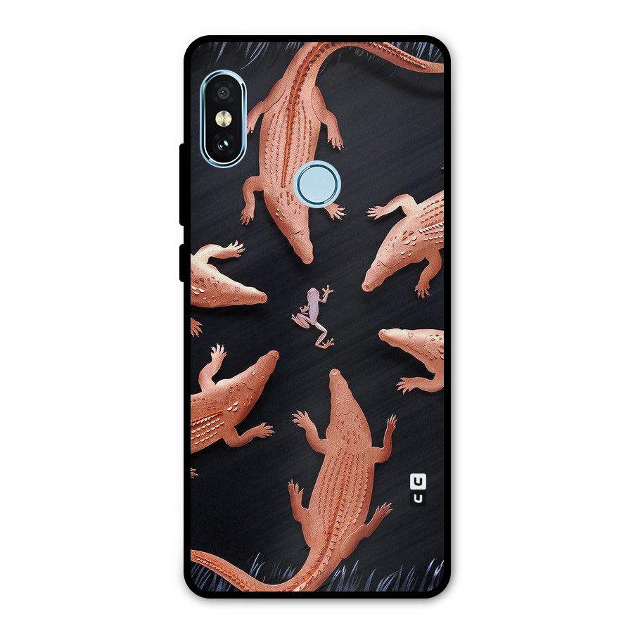 Brave Frog Metal Back Case for Redmi Note 5 Pro