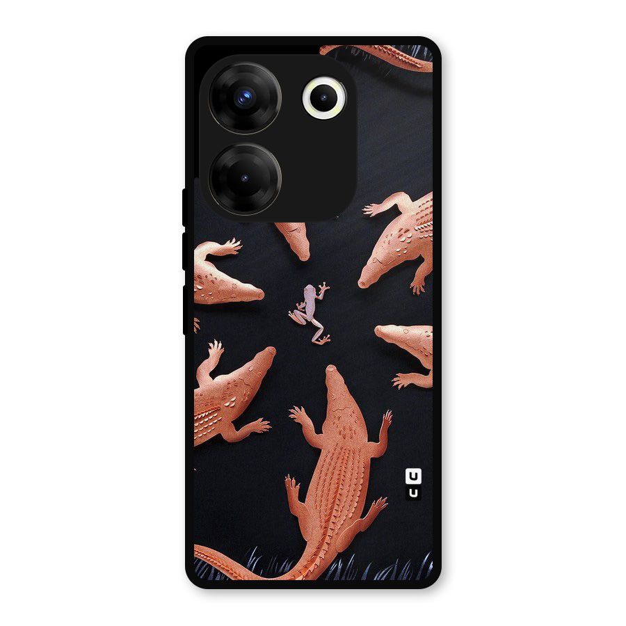 Brave Frog Metal Back Case for Tecno Camon 20