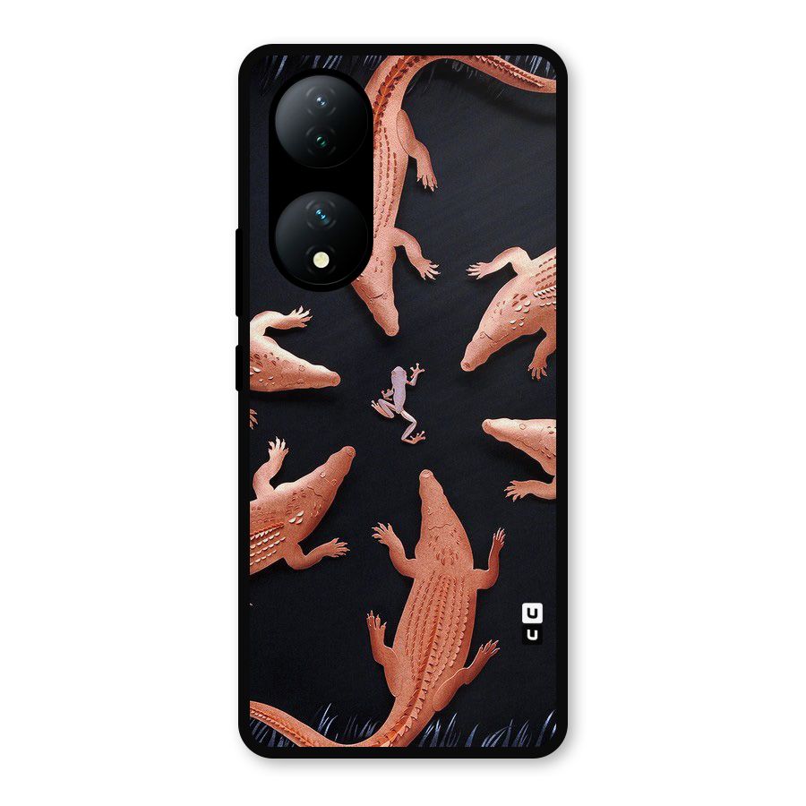 Brave Frog Metal Back Case for Vivo T2