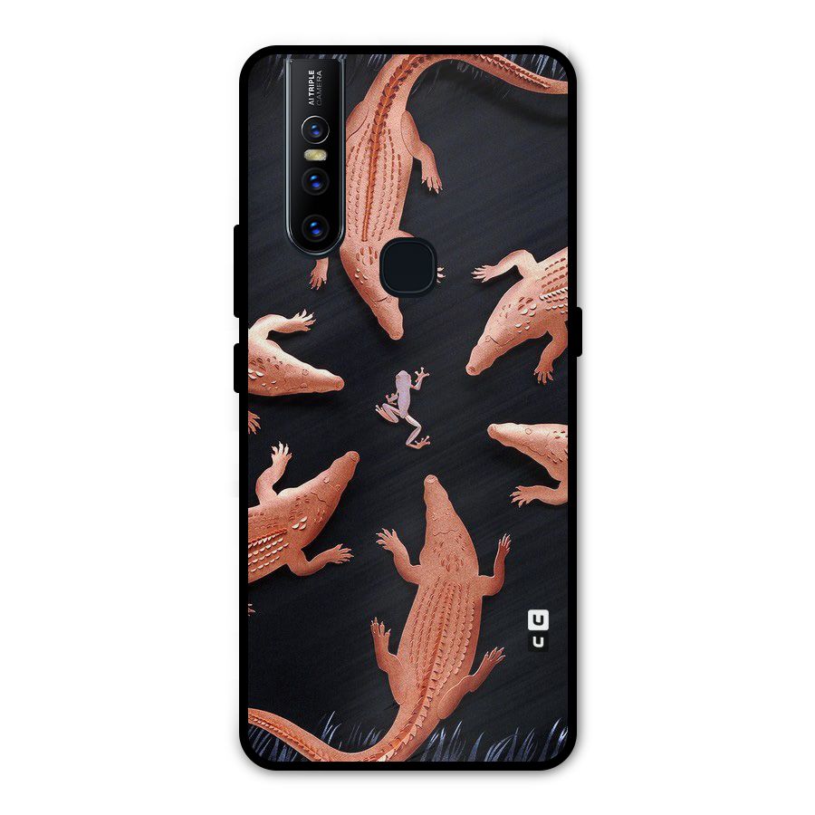 Brave Frog Metal Back Case for Vivo V15