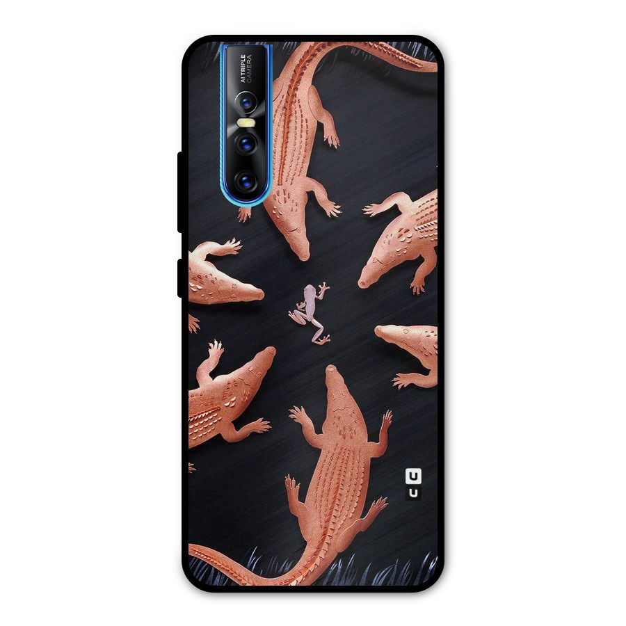 Brave Frog Metal Back Case for Vivo V15 Pro