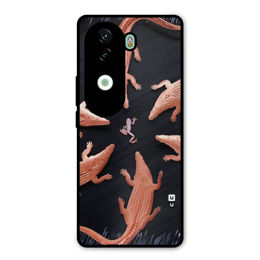 Brave Frog Metal Back Case for Vivo V40e