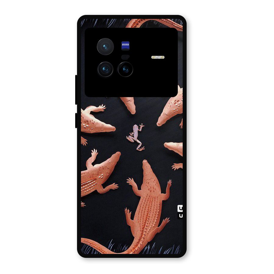 Brave Frog Metal Back Case for Vivo X80