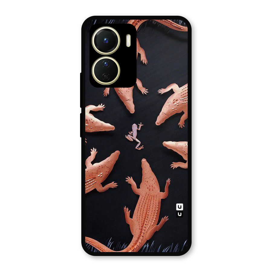 Brave Frog Metal Back Case for Vivo Y16