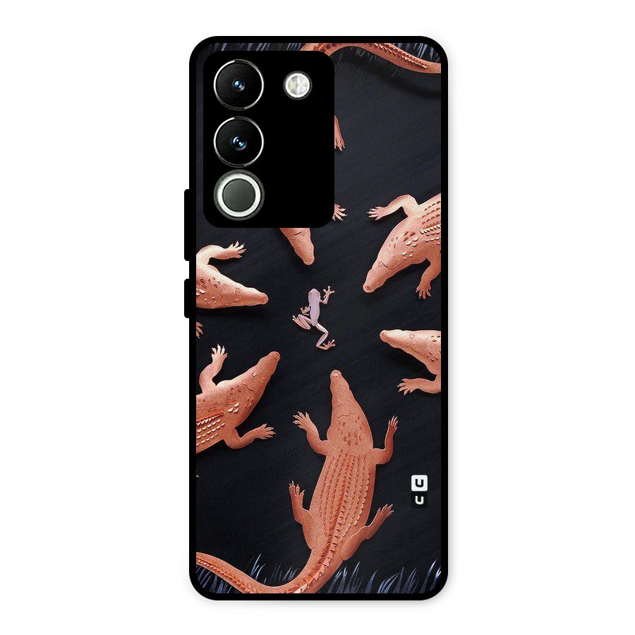 Brave Frog Metal Back Case for Vivo Y200