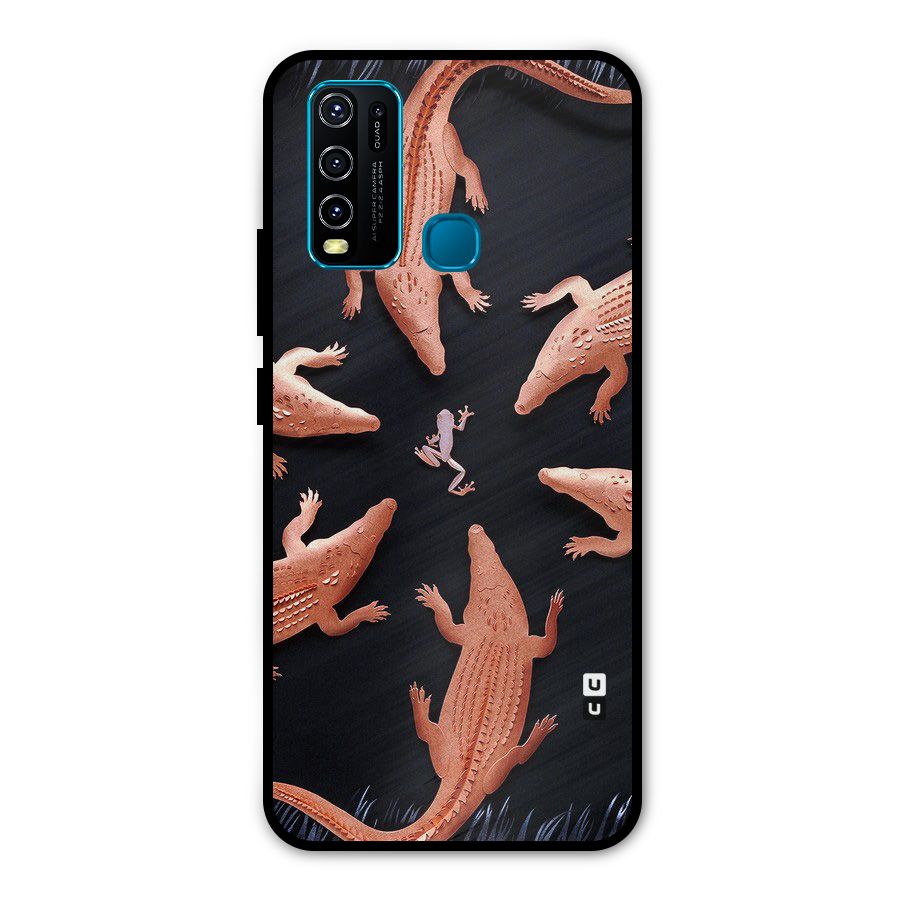 Brave Frog Metal Back Case for Vivo Y30