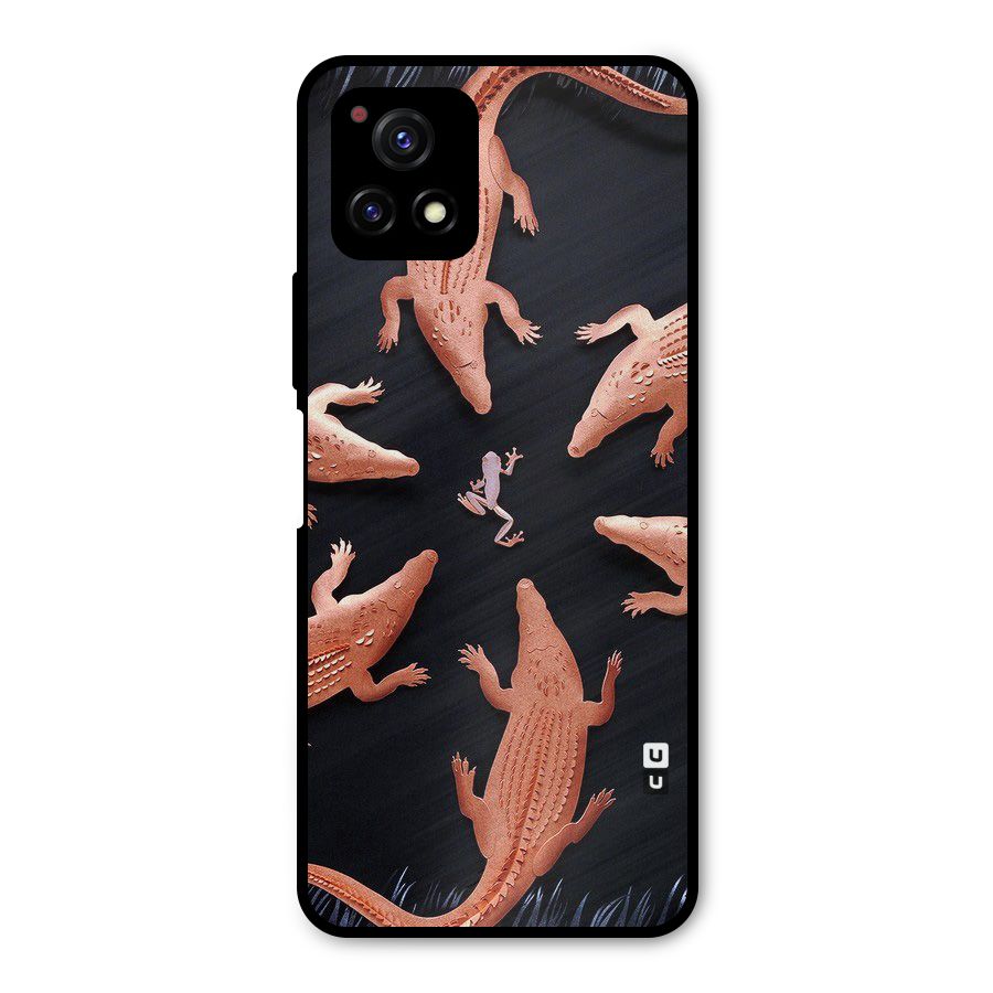 Brave Frog Metal Back Case for Vivo Y72 5G