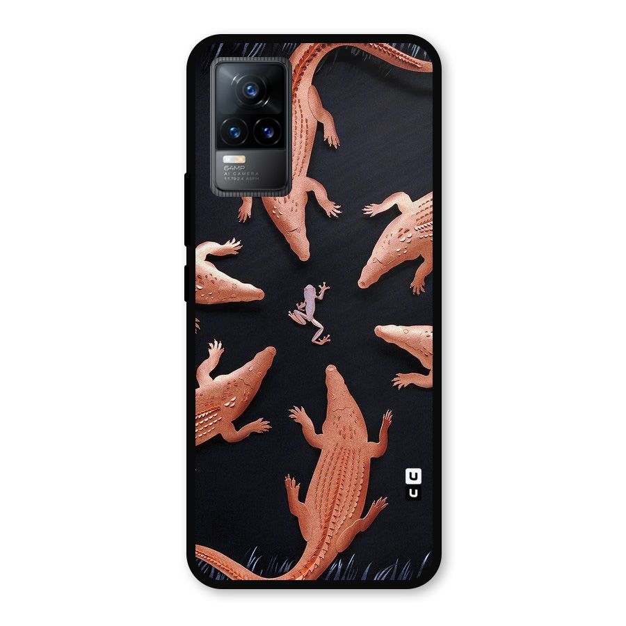 Brave Frog Metal Back Case for Vivo Y73