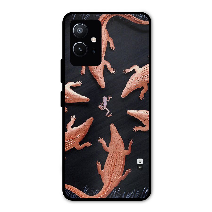 Brave Frog Metal Back Case for Vivo Y75 5G