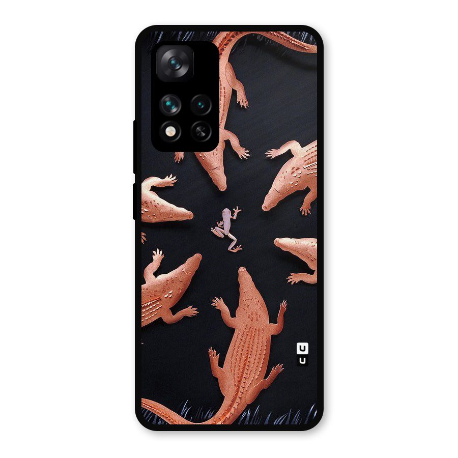 Brave Frog Metal Back Case for Xiaomi 11i Hypercharge 5G