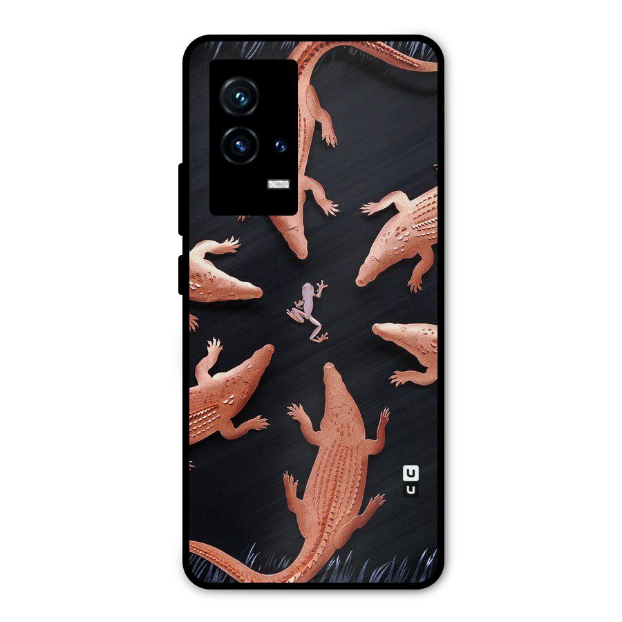 Brave Frog Metal Back Case for iQOO 9 5G