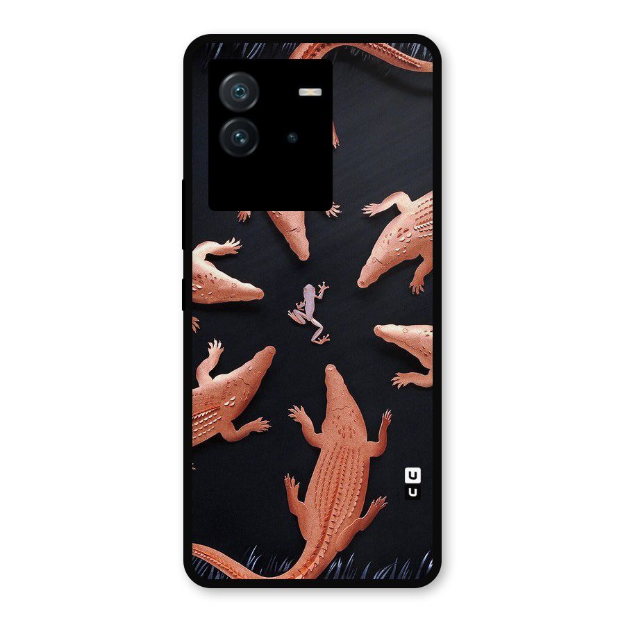 Brave Frog Metal Back Case for iQOO Neo 6 5G