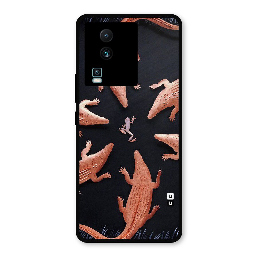 Brave Frog Metal Back Case for iQOO Neo 7 Pro