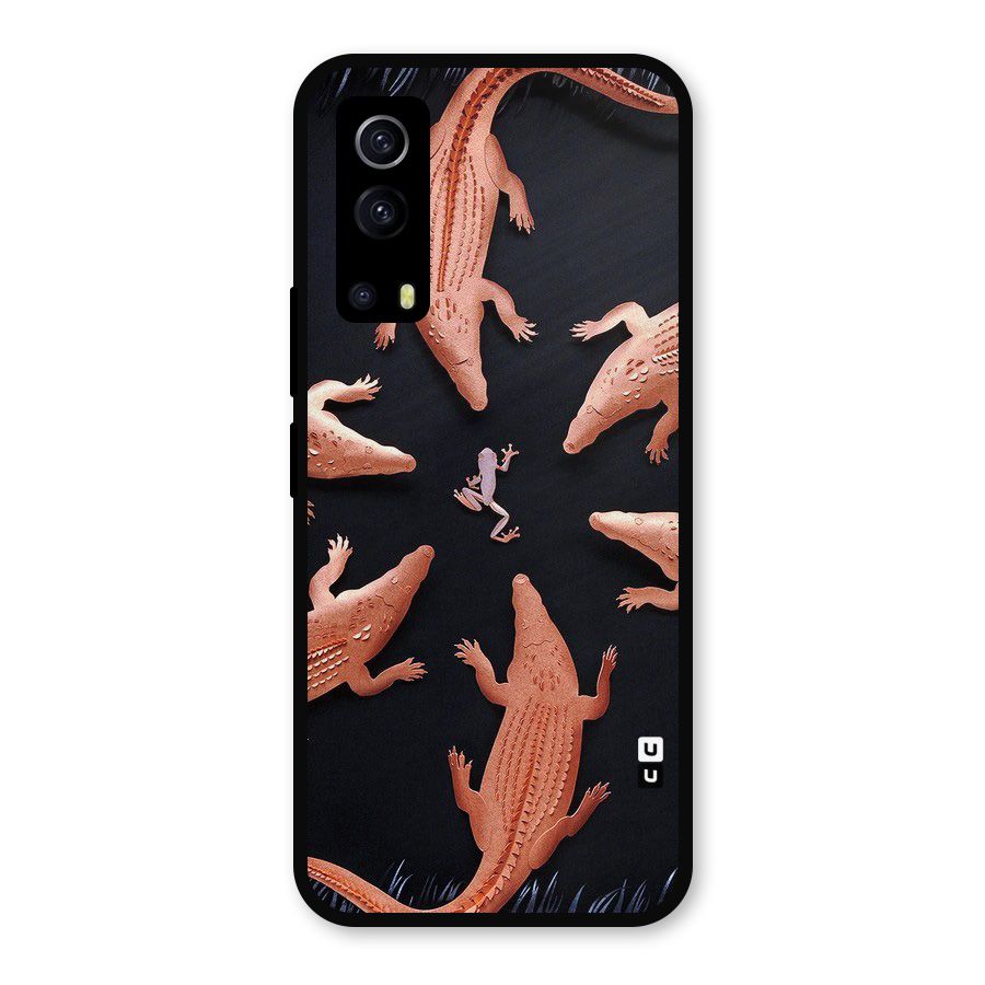 Brave Frog Metal Back Case for iQOO Z3