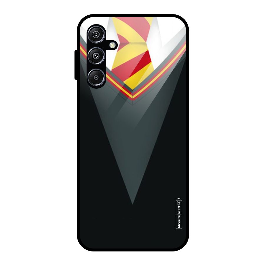 Brave Heart Glass Back Case for Galaxy M34 5G