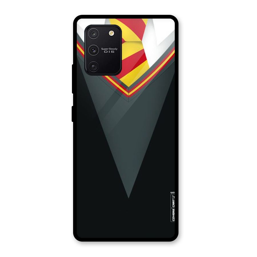 Brave Heart Glass Back Case for Galaxy S10 Lite