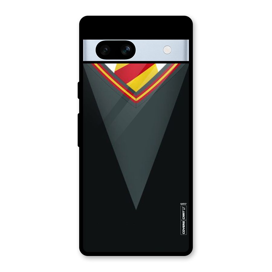 Brave Heart Glass Back Case for Google Pixel 7a