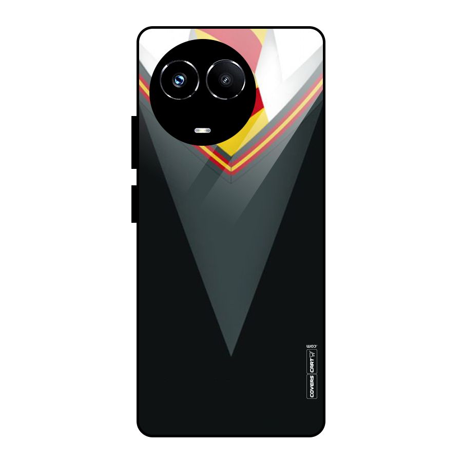Brave Heart Glass Back Case for Realme Narzo 60X