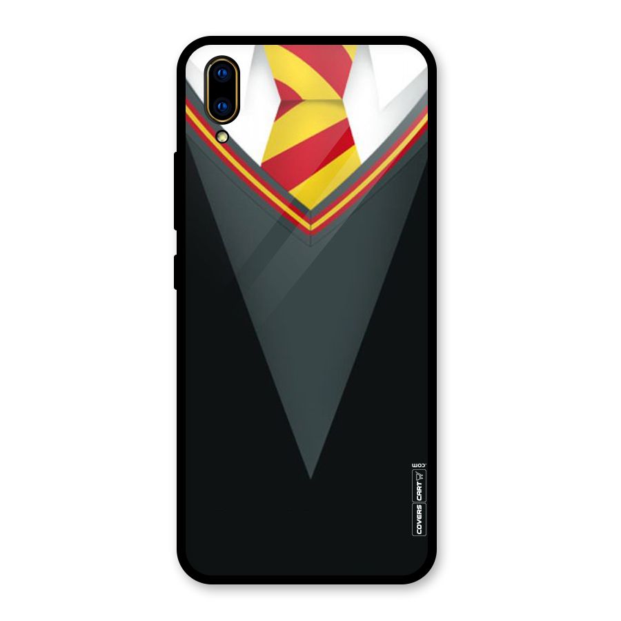 Brave Heart Glass Back Case for Vivo V11 Pro