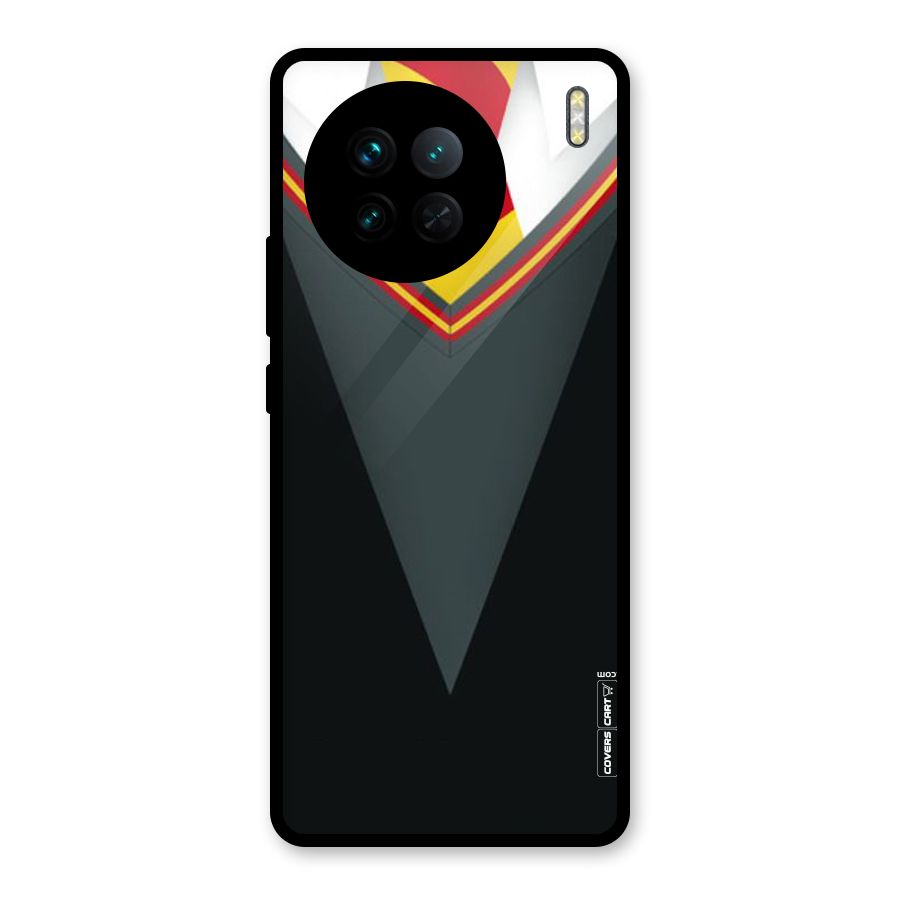 Brave Heart Glass Back Case for Vivo X90