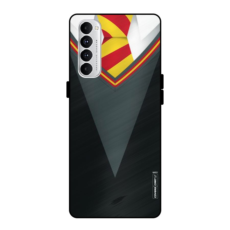 Brave Heart Metal Back Case for Oppo Reno4 Pro