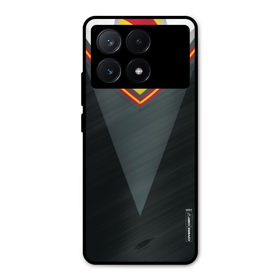 Brave Heart Metal Back Case for Poco X6 Pro