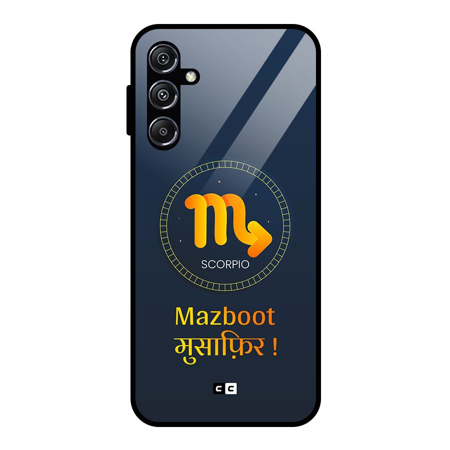 Brave Scorpio Glass Back Case for Galaxy M34 5G