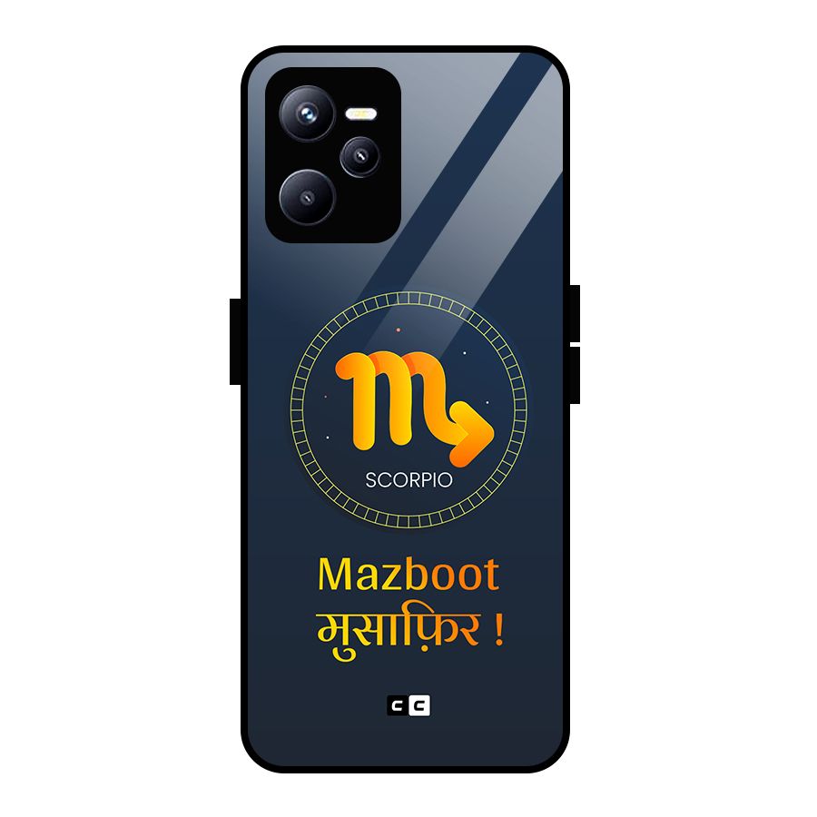 Brave Scorpio Glass Back Case for Realme C35