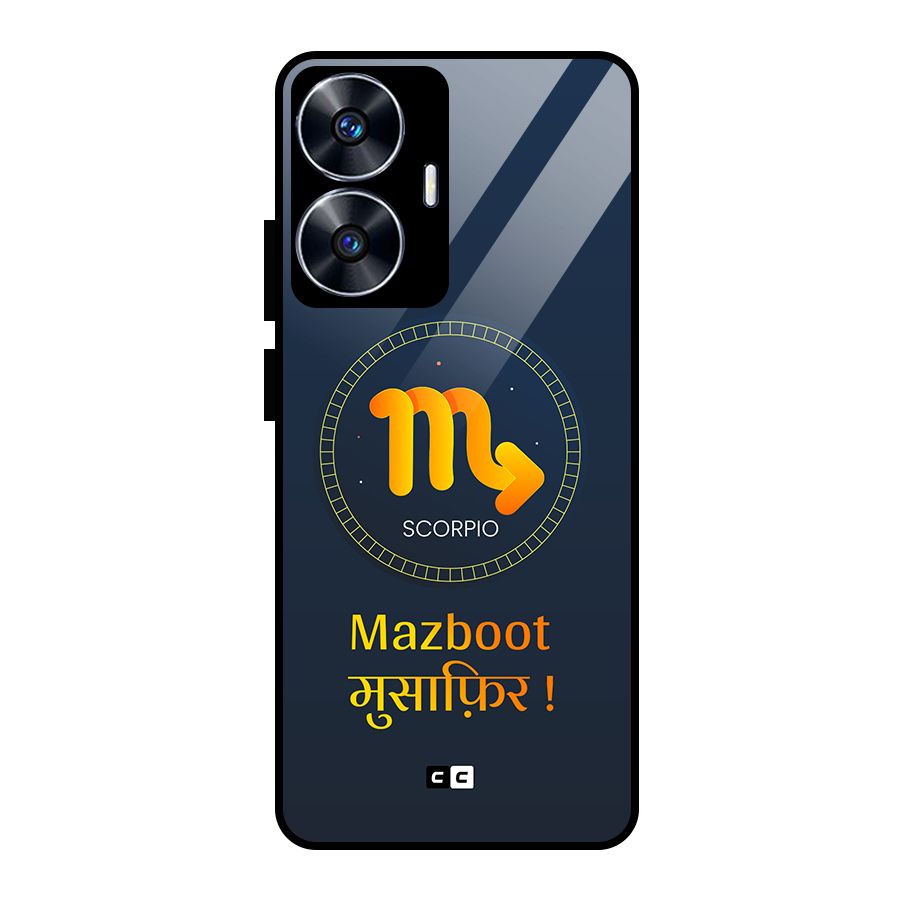 Brave Scorpio Glass Back Case for realme C55