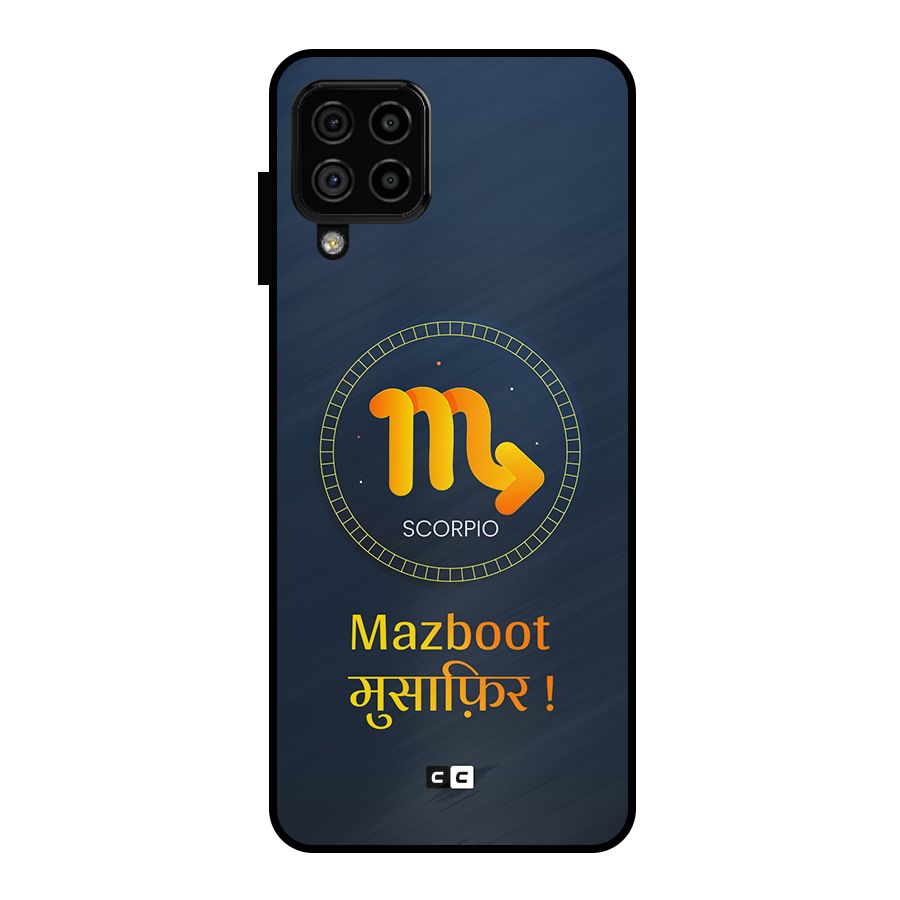 Brave Scorpio Metal Back Case for Galaxy A22 4G