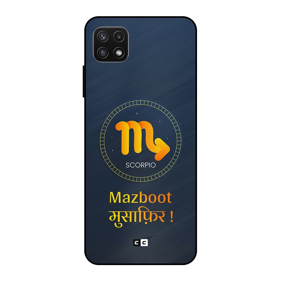 Brave Scorpio Metal Back Case for Galaxy A22 5G