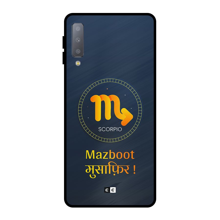 Brave Scorpio Metal Back Case for Galaxy A7 (2018)