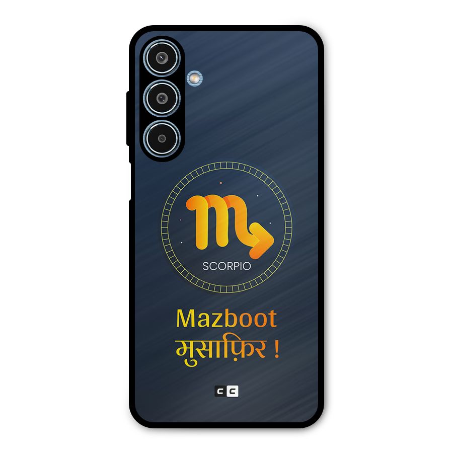 Brave Scorpio Metal Back Case for Galaxy M35