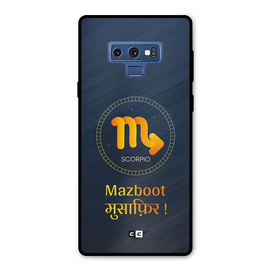 Brave Scorpio Metal Back Case for Galaxy Note 9