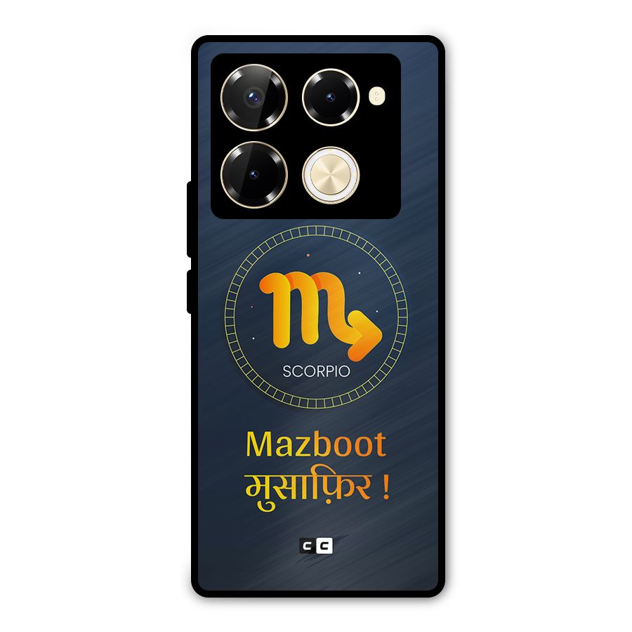 Brave Scorpio Metal Back Case for Infinix Note 40 Pro Plus