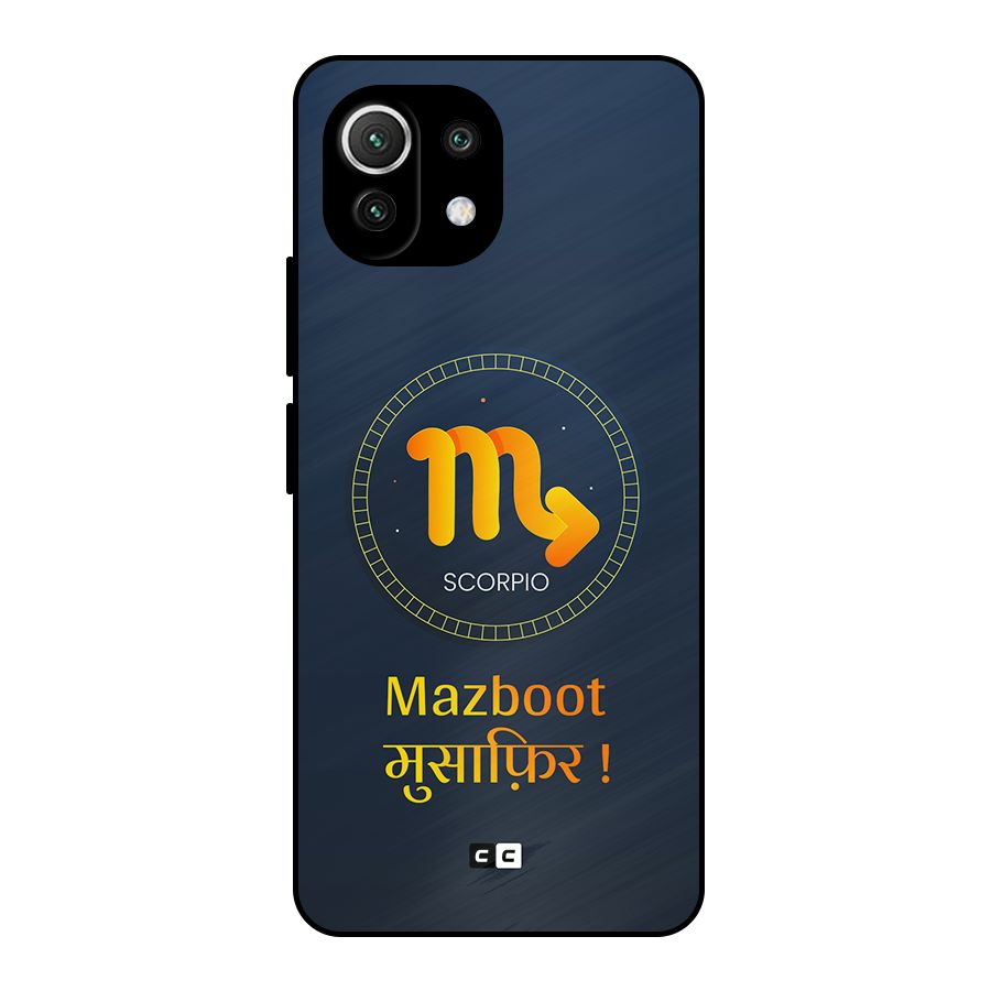 Brave Scorpio Metal Back Case for Mi 11 Lite NE 5G