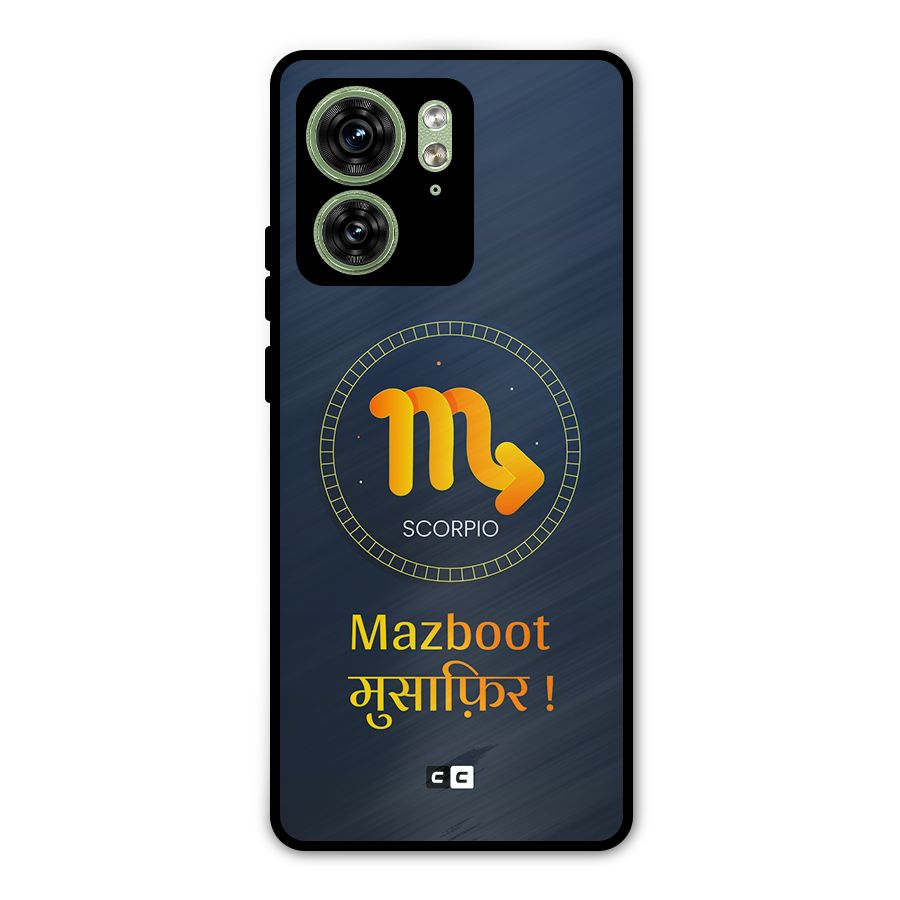 Brave Scorpio Metal Back Case for Motorola Edge 40 5G