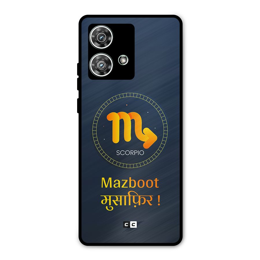 Brave Scorpio Metal Back Case for Motorola Edge 40 Neo