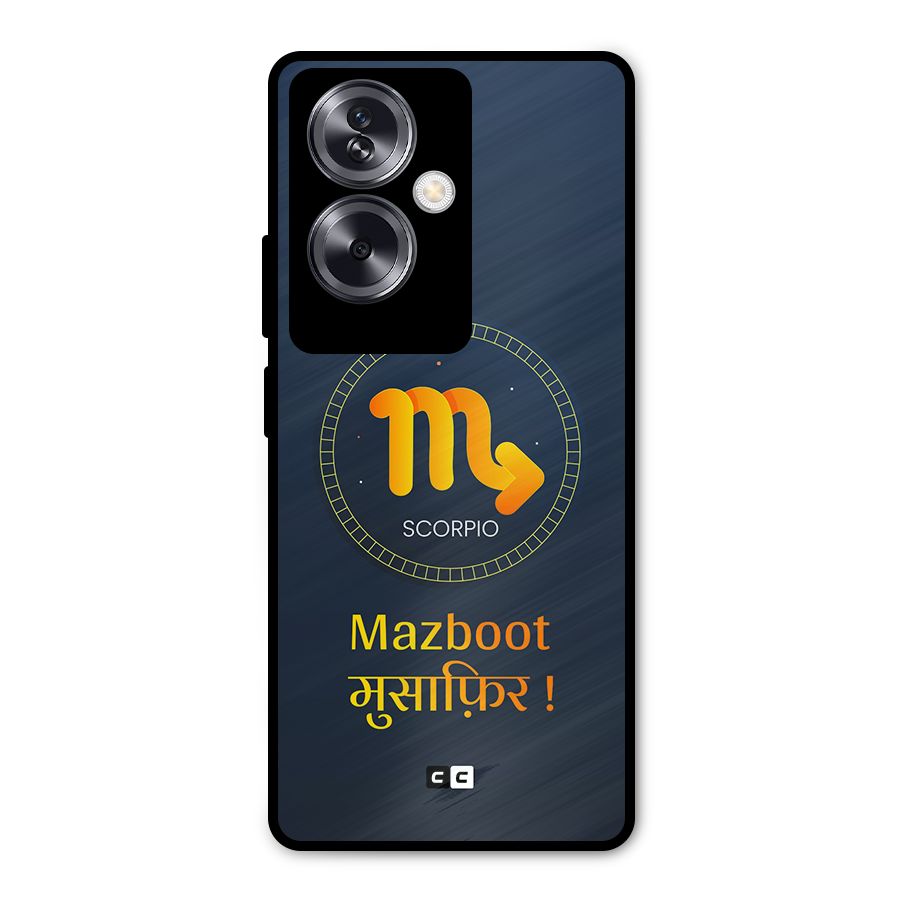 Brave Scorpio Metal Back Case for Oppo A79 5G