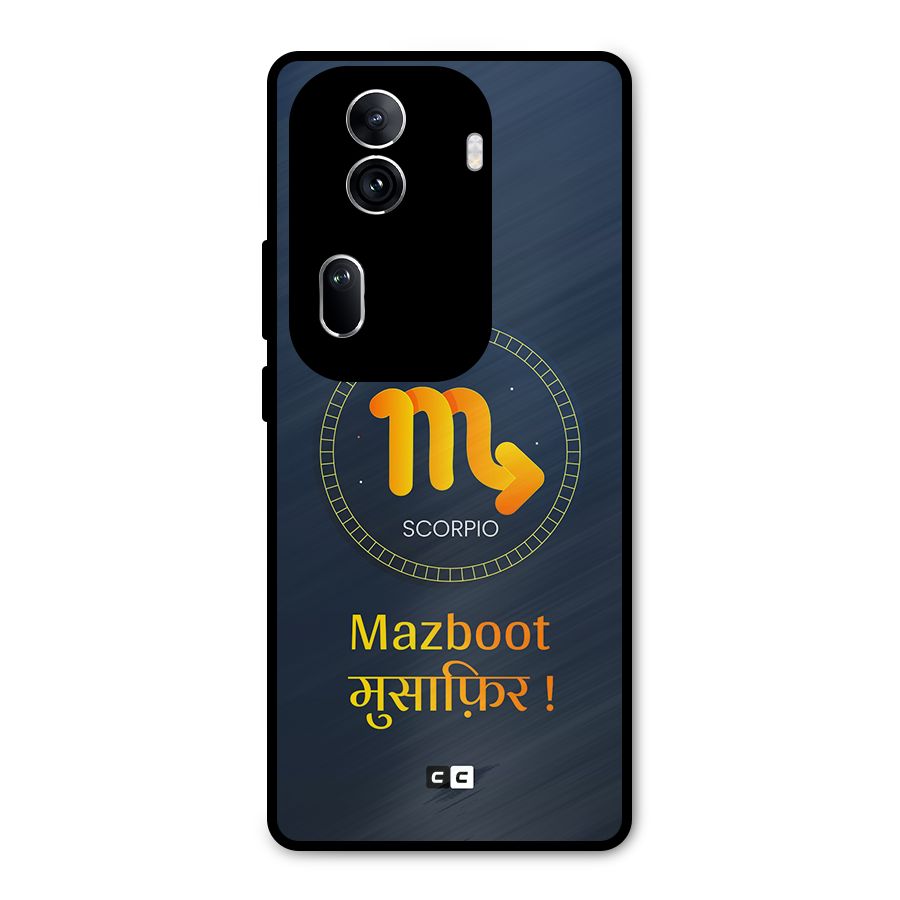 Brave Scorpio Metal Back Case for Oppo Reno11 Pro 5G
